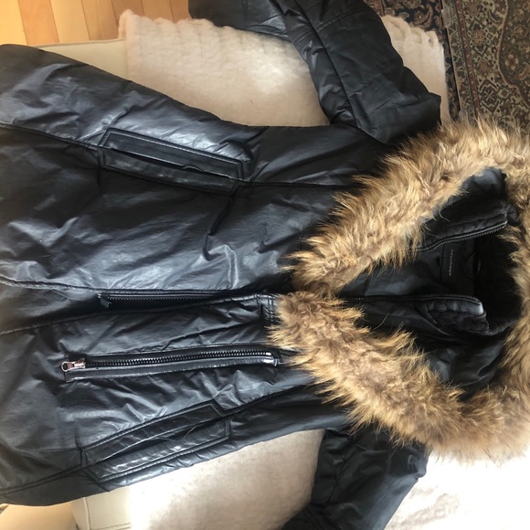 SOLD - Black MACKAGE coat Small - Picture 4 of 7